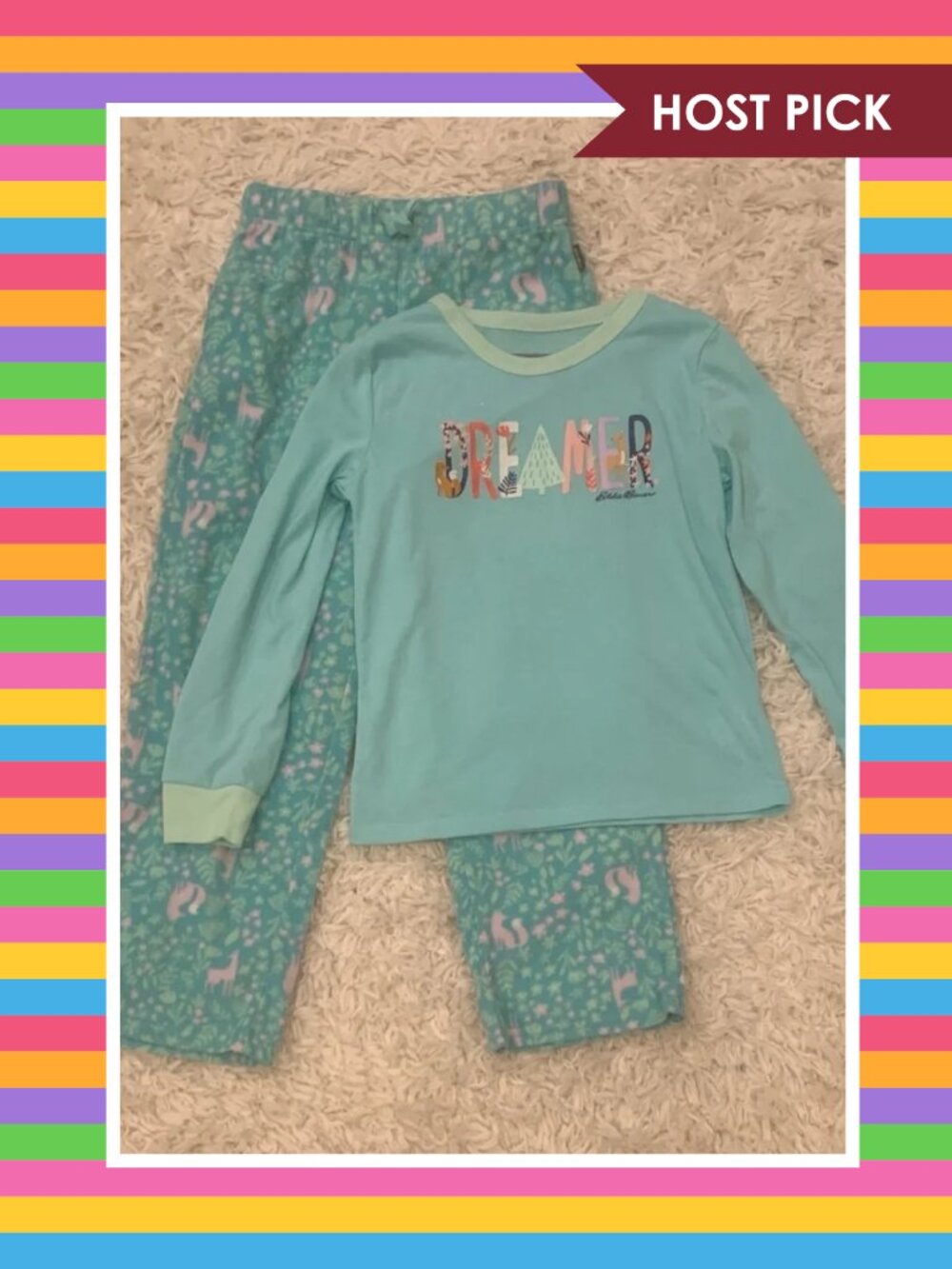 Eddie Bauer Pajama Set (S, 7/8)